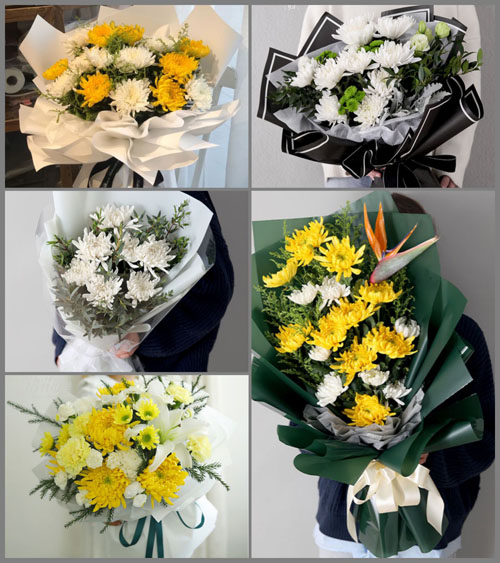 四川成都邛崃市水口镇青狮村白事花束代送
